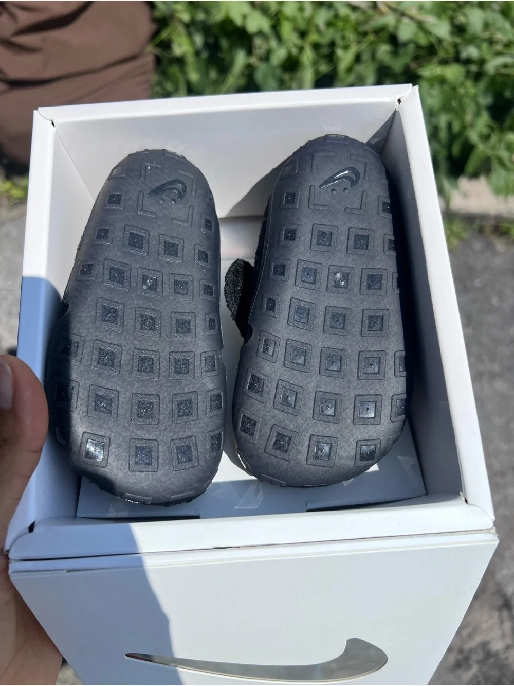 Nike Black Toddler Slip-On Trainers